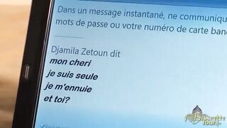Szexy fiatal arab picsa cidázza a brét