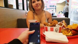KFC-be lecumiztatva és megbaszva