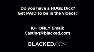 BlackedRaw - Lauren Phillips keményen análba kefélve