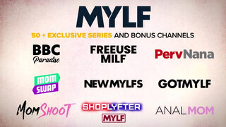 Mylf - Lauren Phillips szőrös muffja meghágva