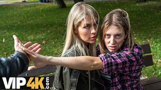 Világos Szőke csábító Zlata Shine megcsalja barátnőjét hatalmas faszos főnökkel