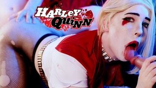 Hatalmas farok a harley quinn jelmezben - Mollyredwolf csábítása